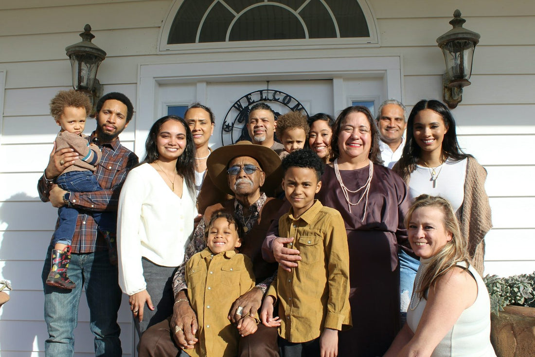 Three generations of a family together